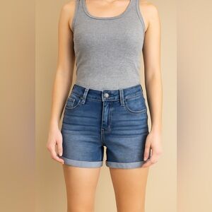 NEW Wallflower Women's Blue Denim Shorts Irresistible Fit Size 5